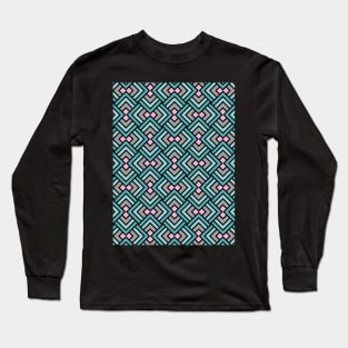 Geometric Pattern Art Long Sleeve T-Shirt